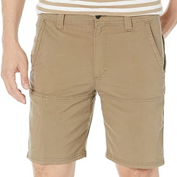 Wrangler Men's All-Terrain Cargo Shorts - Brown - Picture 3 of 3